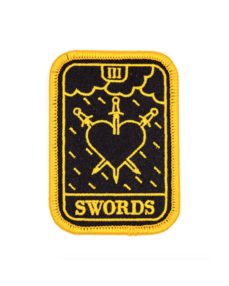 Three Of Swords Tarot Patch-These Are Things-Strange Ways