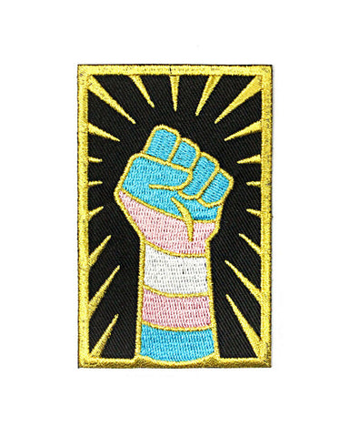 Trans Resist Fist Patch