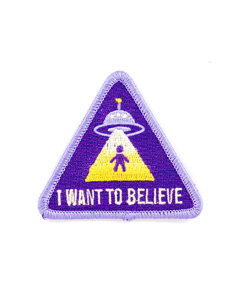 I Want To Believe UFO Patch-These Are Things-Strange Ways