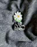 Leather Boot Daisy Pin-Frog and Toad Press-Strange Ways