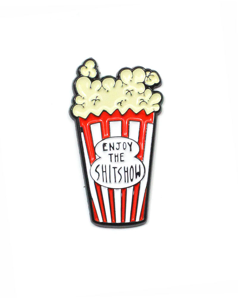 POPCORN ACRYLIC PIN, PATCHES AND PINS