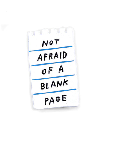 Blank Page Pin
