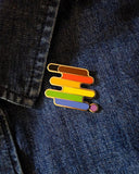 Queer POC Pride Pin-Bianca Designs-Strange Ways