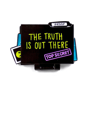 The Truth Is Out There Folding Moving Pin