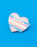 Trans Rights Heart Pin-Hand Over Your Fairy Cakes-Strange Ways