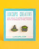 Witchy Wonders Earrings-LuxCups Creative-Strange Ways