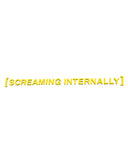 Screaming Internally Vinyl Decal-Danny Brito-Strange Ways