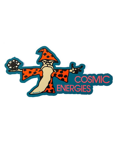 Cosmic Energies Wizard Sticker