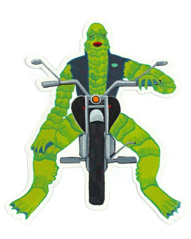 Creature Biker Large Sticker