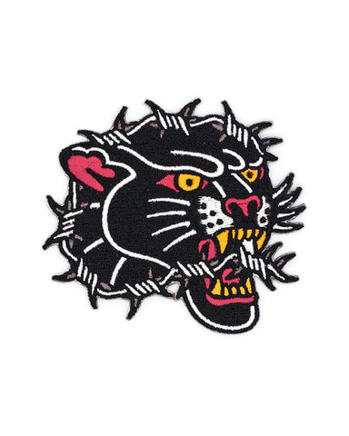 Barbed Wire Panther Patch