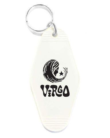 Virgo Zodiac Sign Keychain