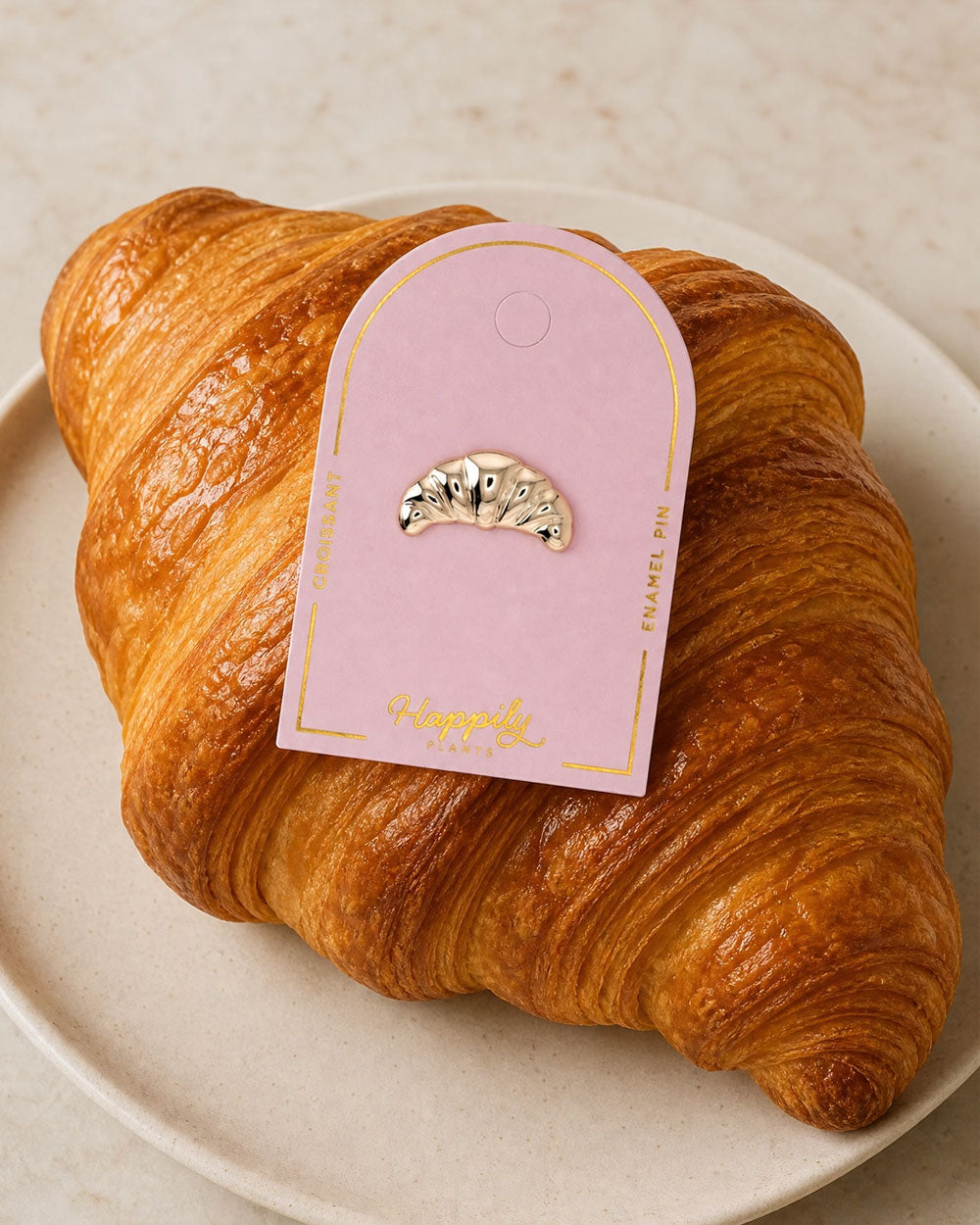 Croissant Pin-Happily Plants-Strange Ways
