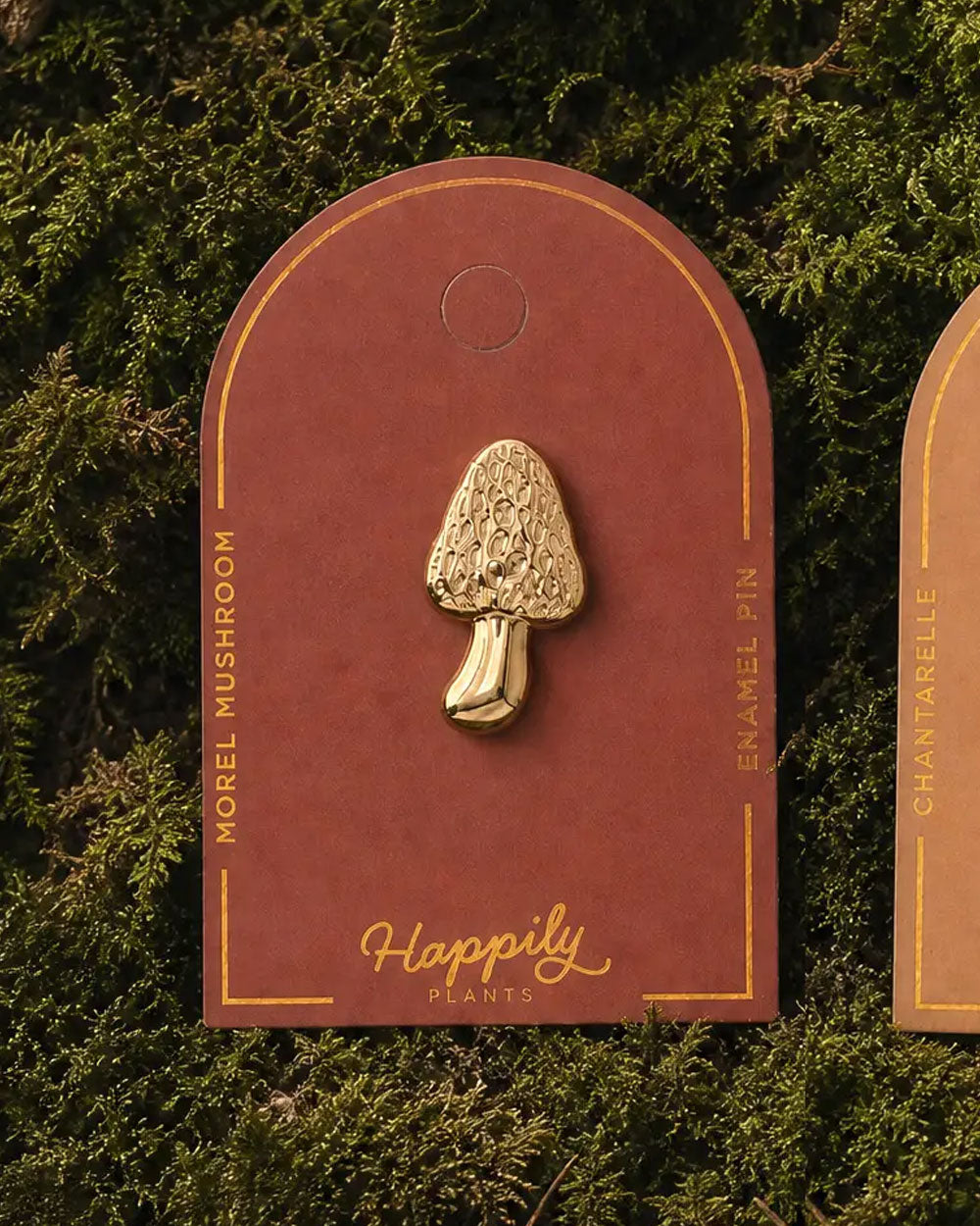 Morel Mushroom Pin-Happily Plants-Strange Ways