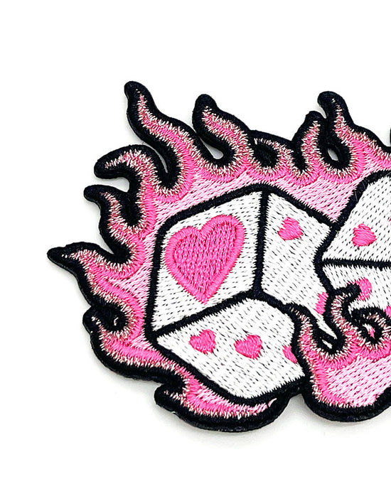 Flaming Dice Patch