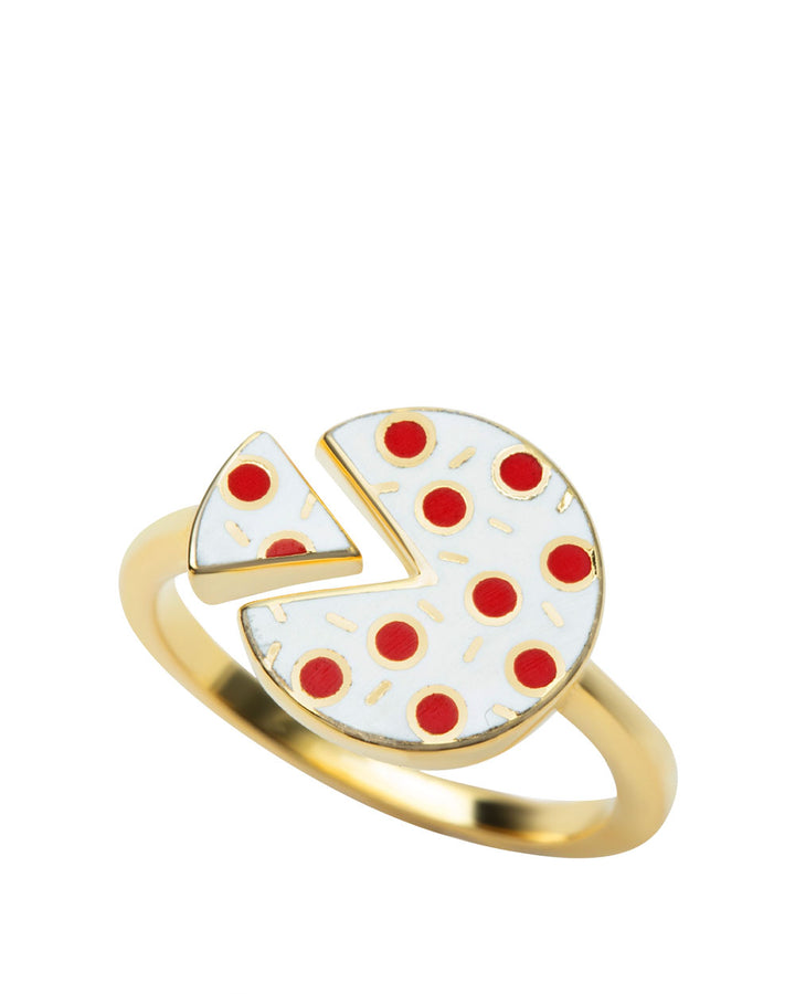 Pizza Adjustable Ring-Yellow Owl Workshop-Strange Ways