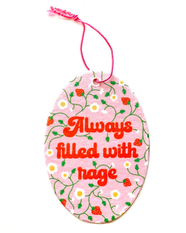 Always Filled With Rage Air Freshener (Strawberry)