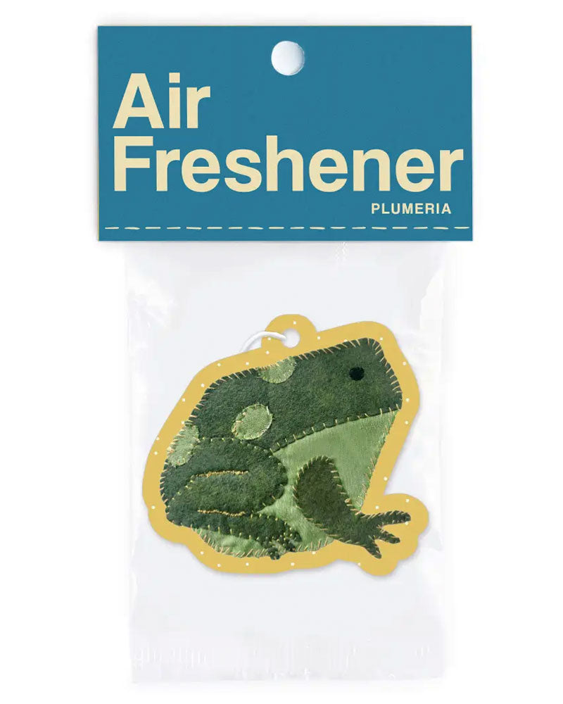 Frog Car Air Freshener (Plumeria Flower)-Three Potato Four-Strange Ways