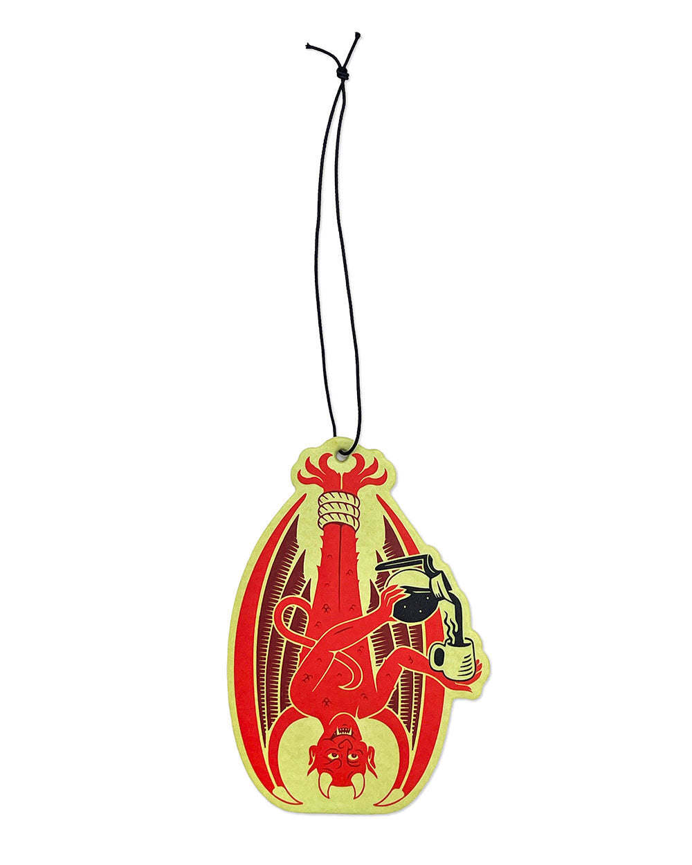 Hanging Coffee Demon Car Air Freshener (Coffee)-The Rubbish Rubbish-Strange Ways