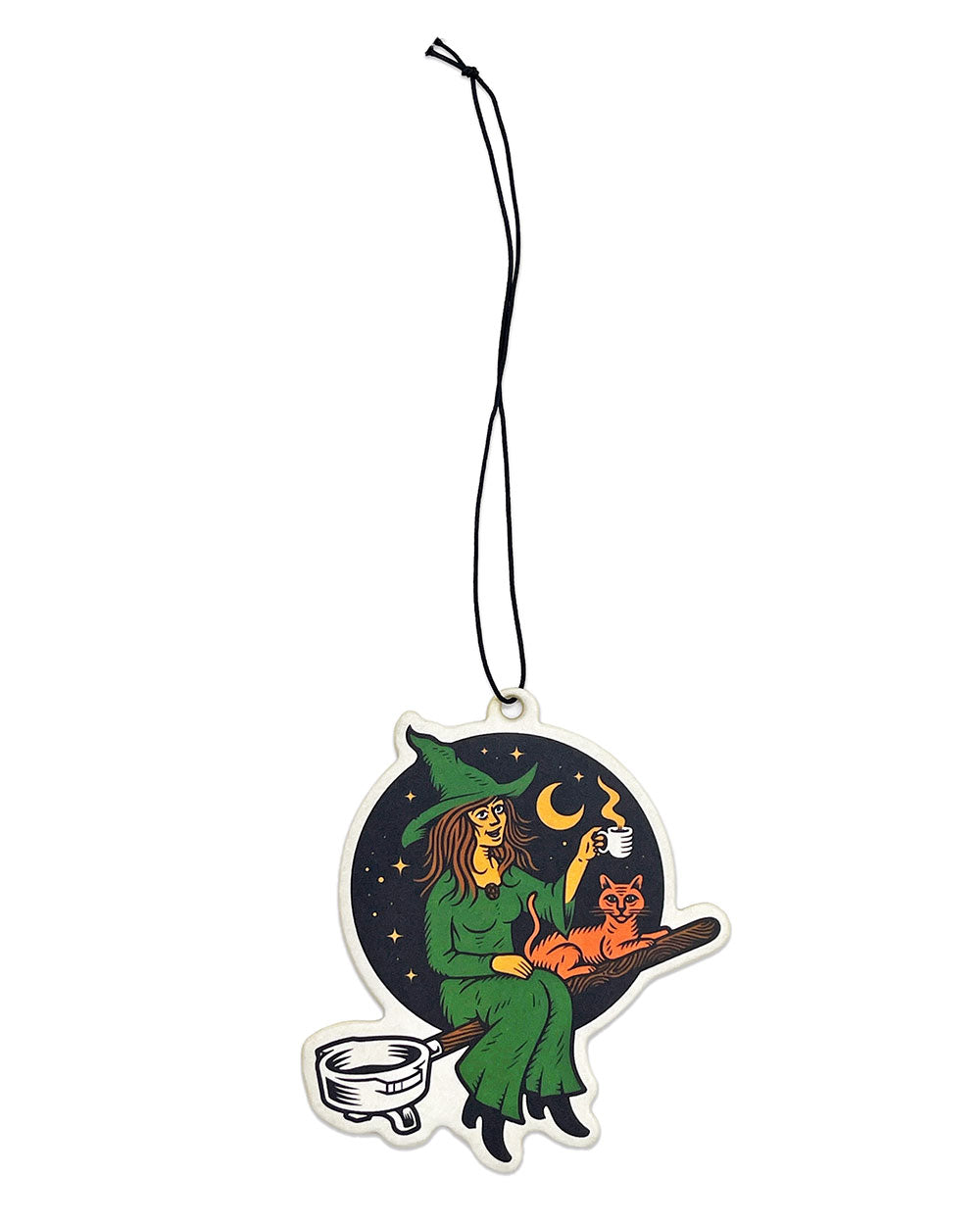 Coffee Witch Car Air Freshener (Coffee)-The Rubbish Rubbish-Strange Ways