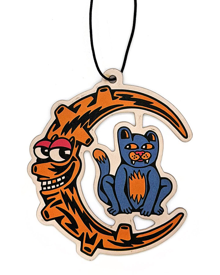 Moon Cat Car Air Freshener (Vanilla)-Killer Acid-Strange Ways