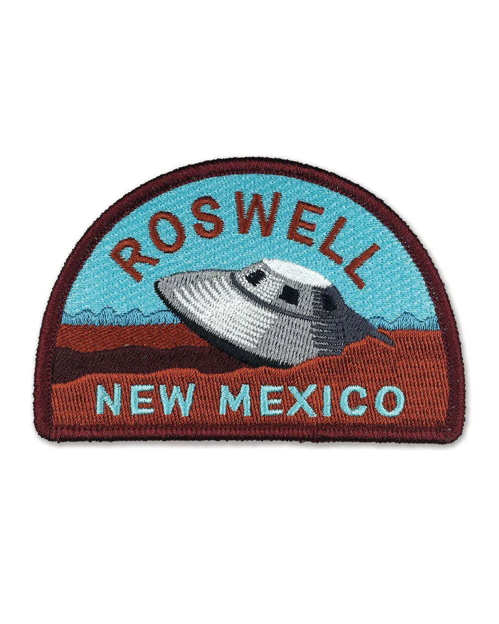 Roswell, New Mexico UFO Patch-Monsterologist-Strange Ways