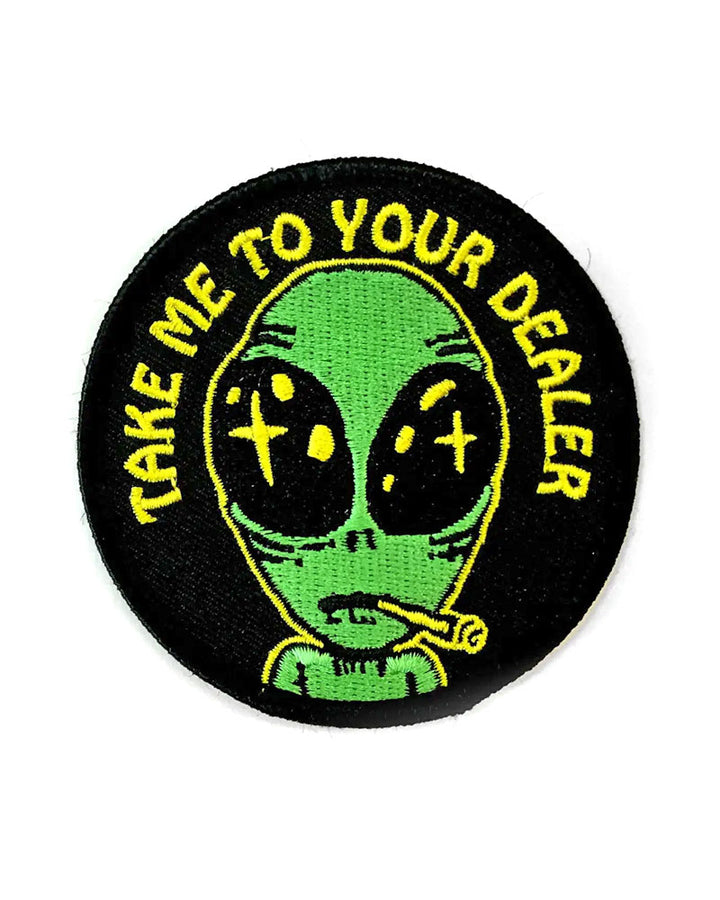 Take Me To Your Dealer Alien Patch-GOBLINKO-Strange Ways