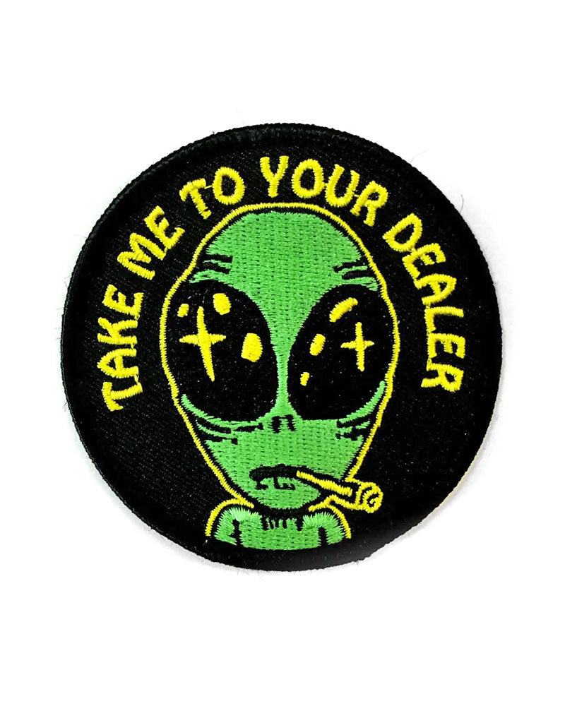 Take Me To Your Dealer Alien Patch-GOBLINKO-Strange Ways