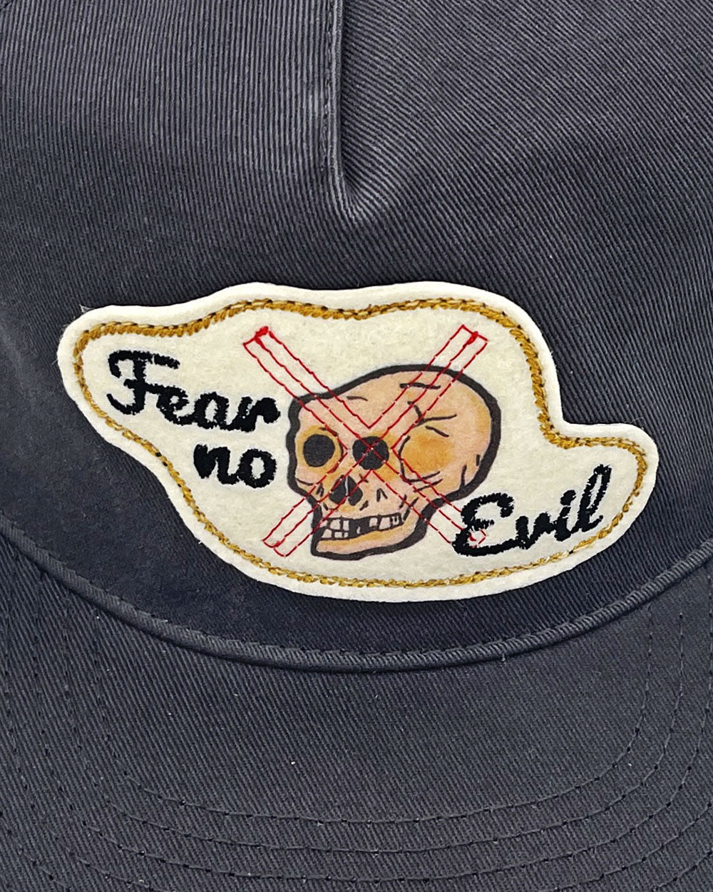 Fear No Evil Skull Hat-Backerton-Strange Ways