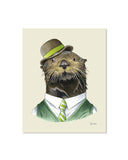 Otter Art Print (8" x 10")-Ryan Berkley Illustration-Strange Ways