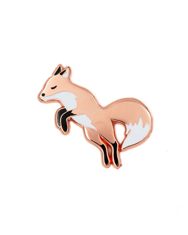 Jumping Fox Pin
