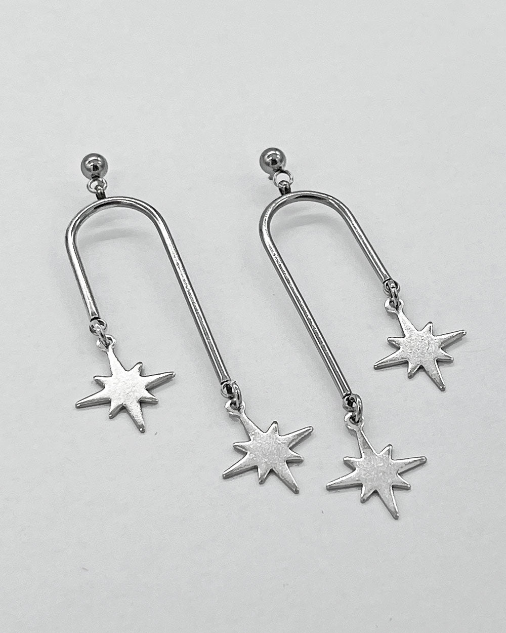 Arcata Star Dangle Earrings-While Odin Sleeps-Strange Ways