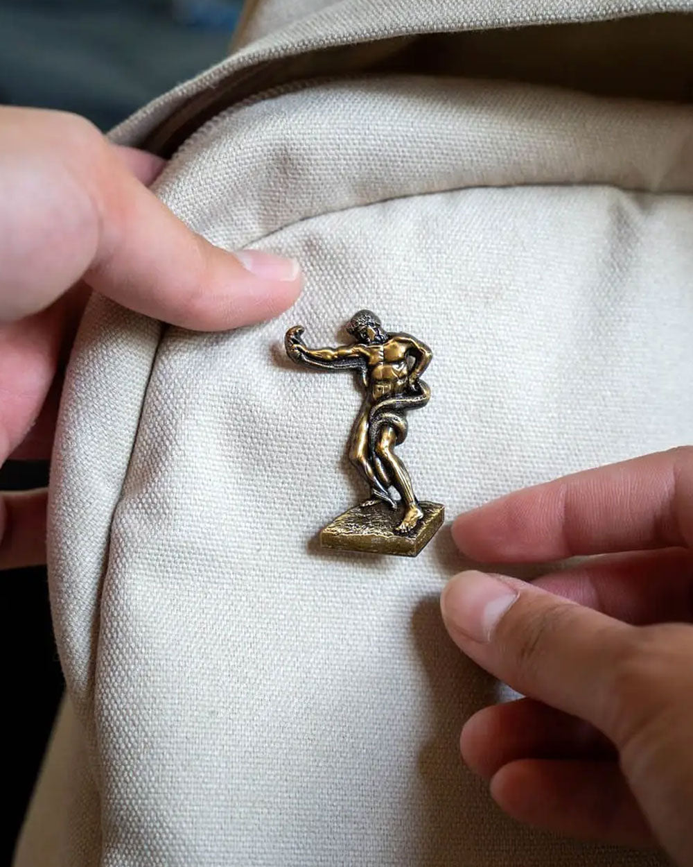 Leighton's An Athlete Wrestling with A Python Pin