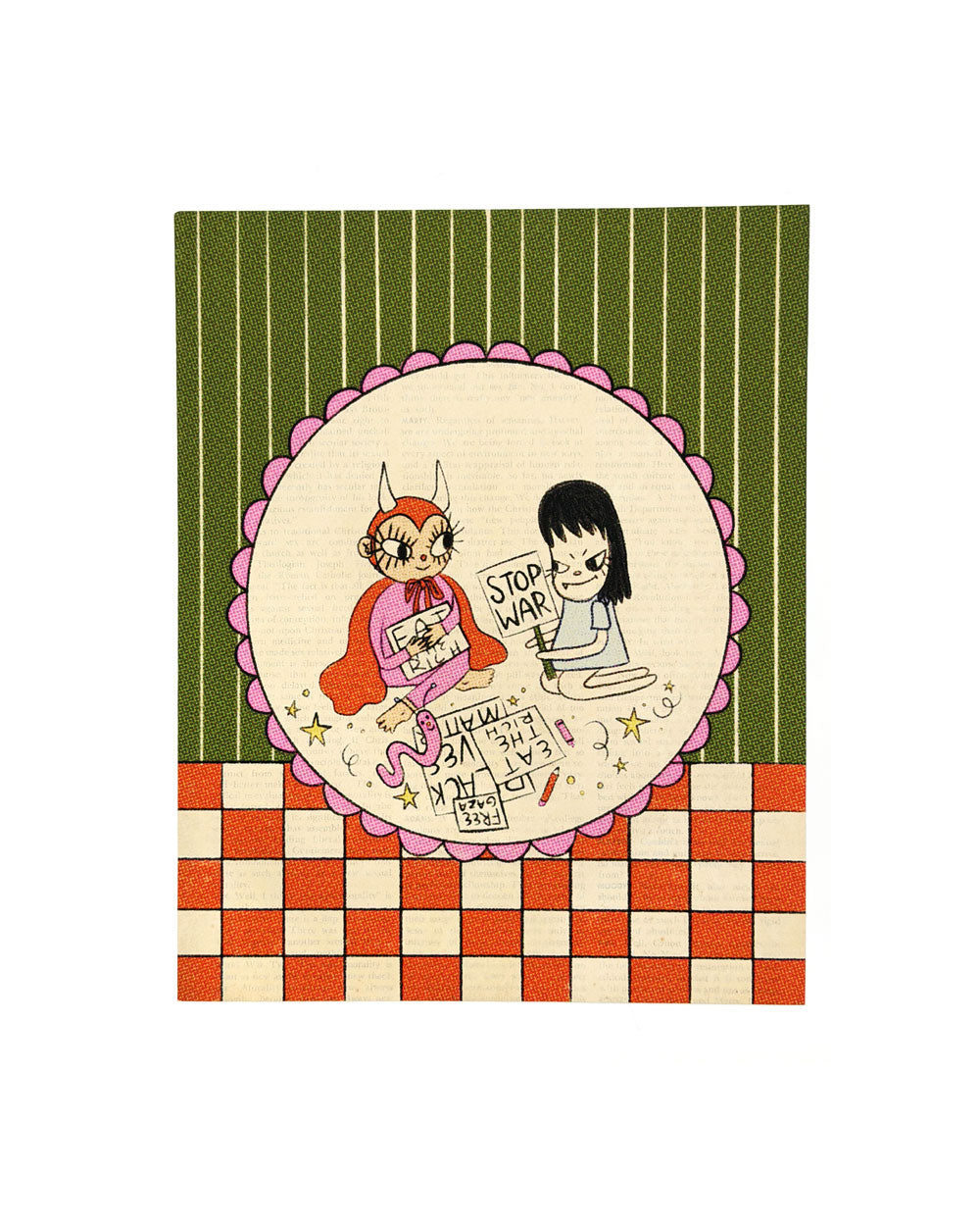 Hanging Out Art Print (8" x 10")-Soft Rat Studio-Strange Ways