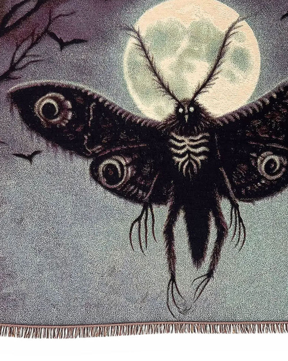 Mothman Woven Blanket-Strike Gently Co.-Strange Ways