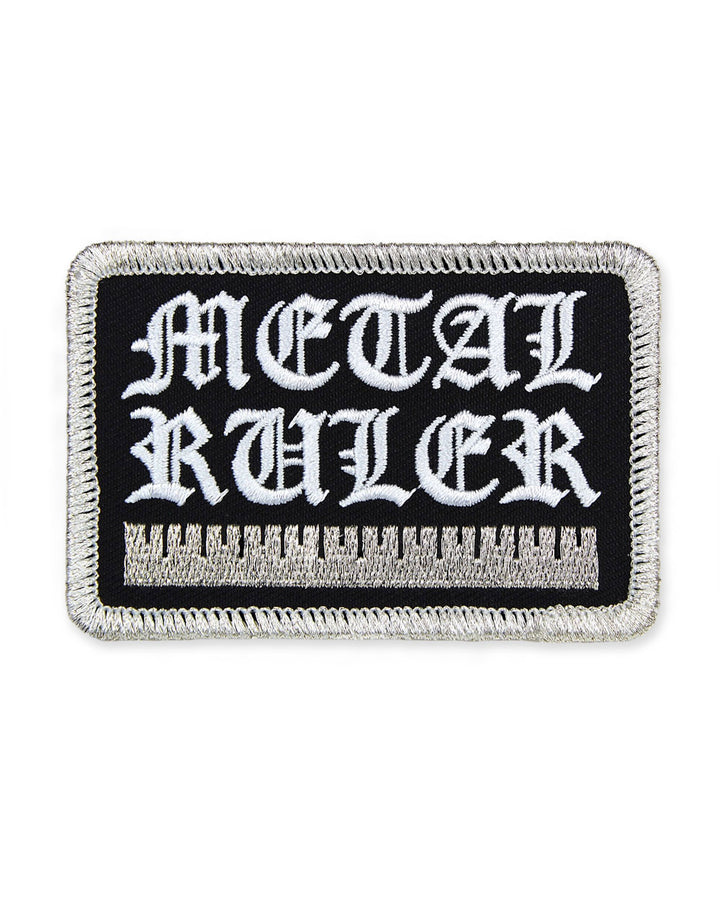 Metal Ruler Patch-Pin Museum-Strange Ways