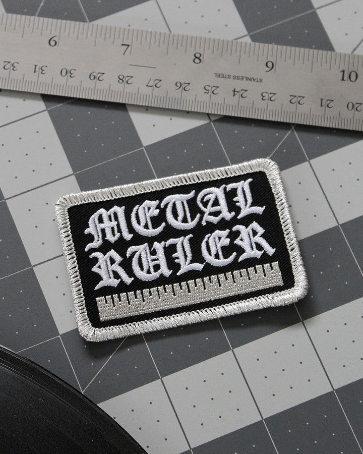 Metal Ruler Patch-Pin Museum-Strange Ways