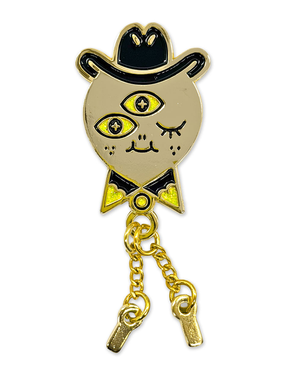 Alien Cowboy Dangling Pin-It's Not That Weird-Strange Ways