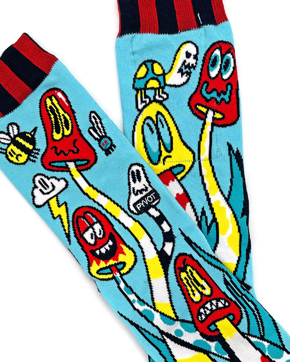 Get A Shroom Socks (w/ Hidden Pocket)-Pyvot-Strange Ways