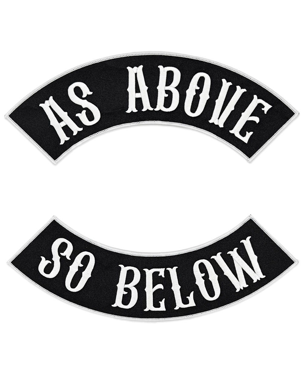 As Above, So Below Large Back Patch Set-13th Press-Strange Ways