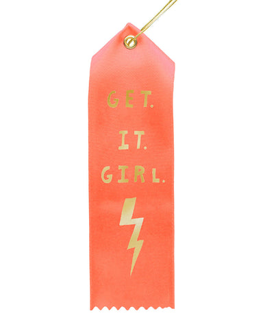 Get It Girl Award Ribbon