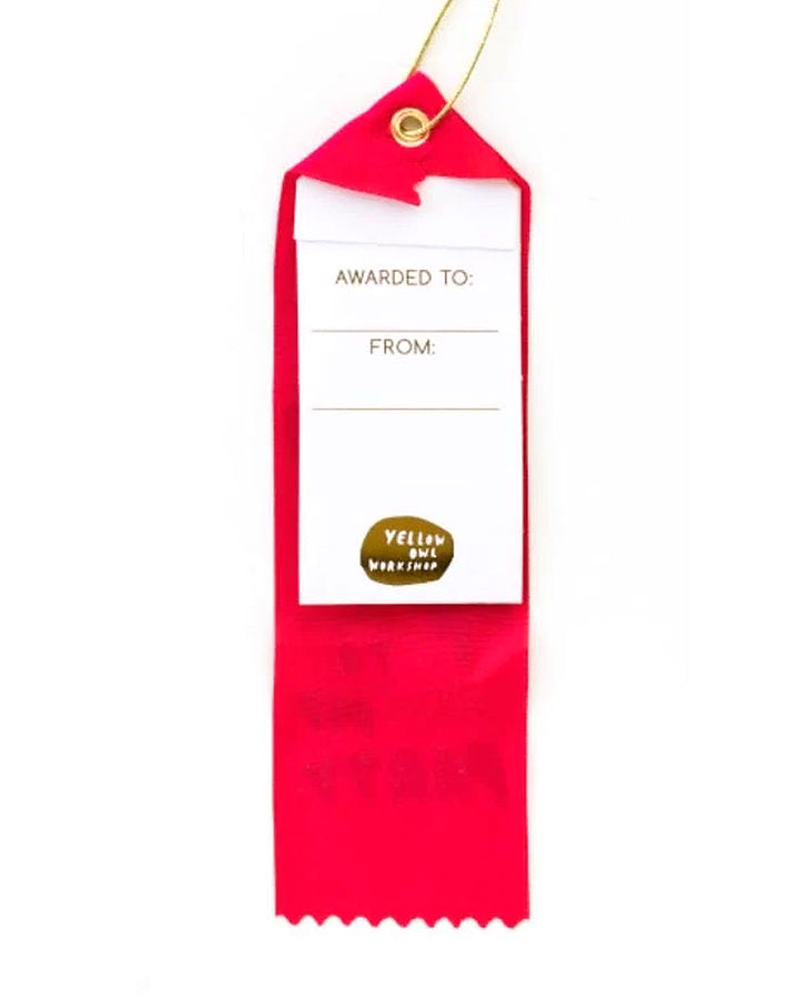 Pizza Party Award Ribbon-Yellow Owl Workshop-Strange Ways