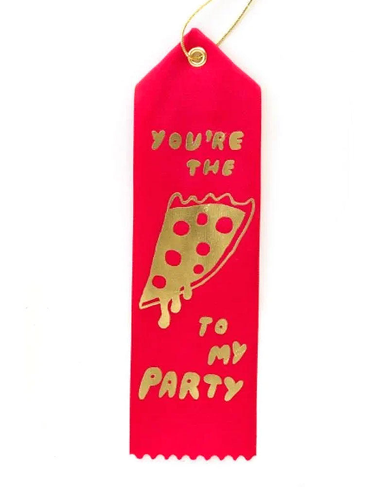 Pizza Party Award Ribbon-Yellow Owl Workshop-Strange Ways