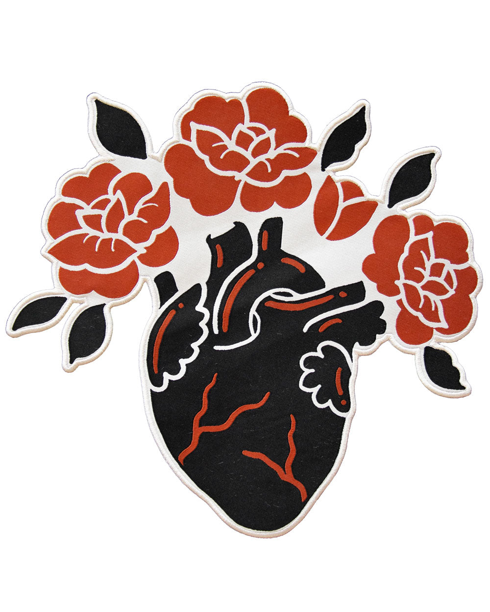 Blooming Heart Large Back Patch-Ectogasm-Strange Ways