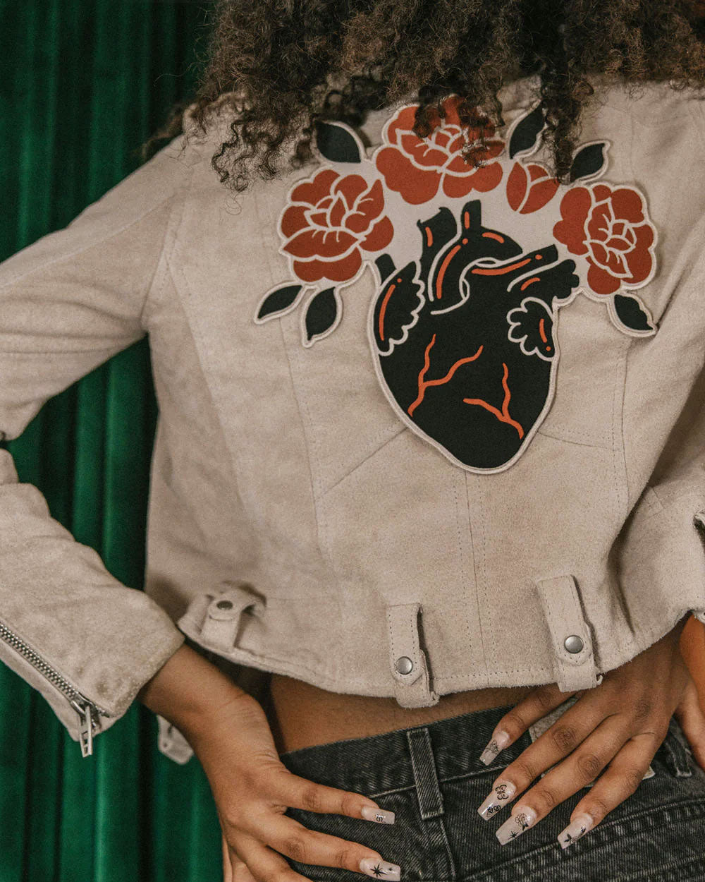 Blooming Heart Large Back Patch-Ectogasm-Strange Ways