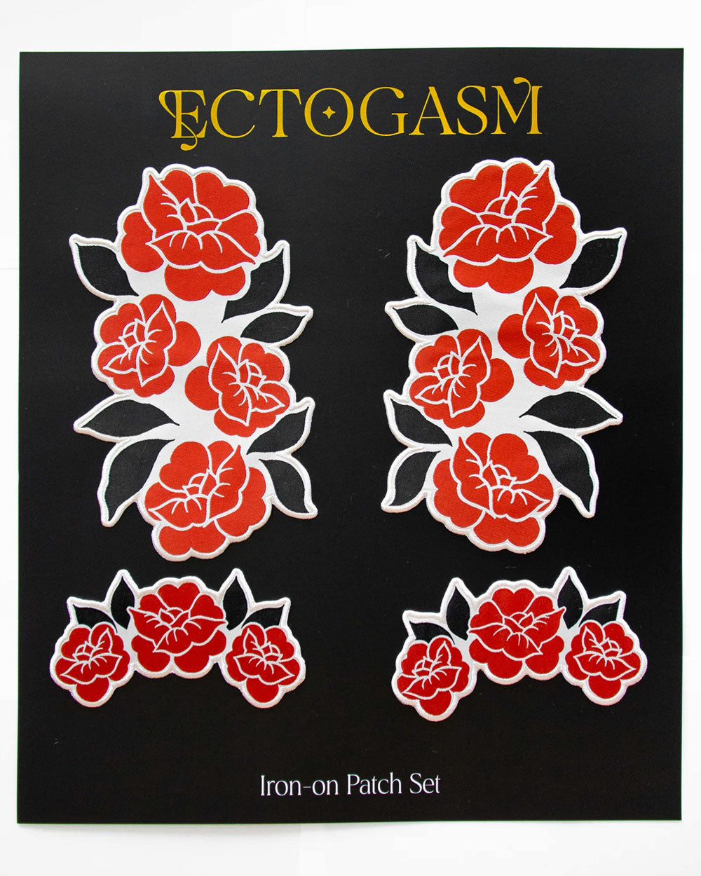 Red Roses Patch Set (Set of 4)-Ectogasm-Strange Ways