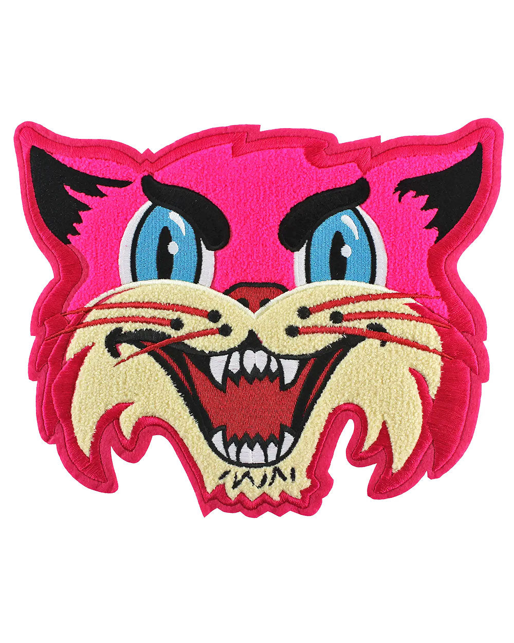 Halloween Cat Large Chenille Back Patch-BxE Buttons X Staciamade-Strange Ways