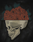 Thinking Of You Skull & Roses Large Back Patch-Ectogasm-Strange Ways