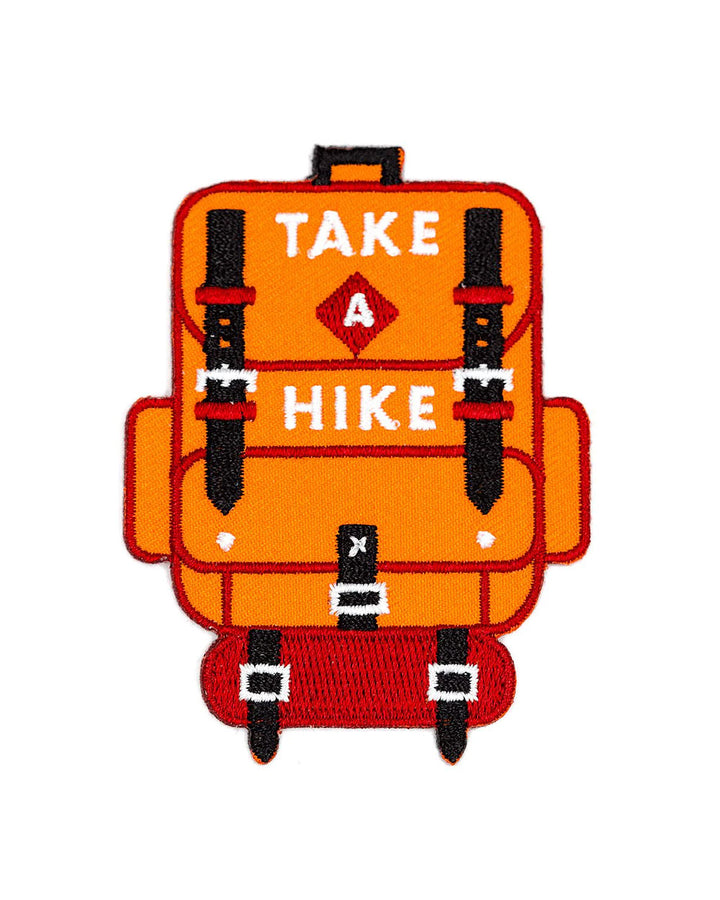 Take A Hike Backpack Patch-These Are Things-Strange Ways