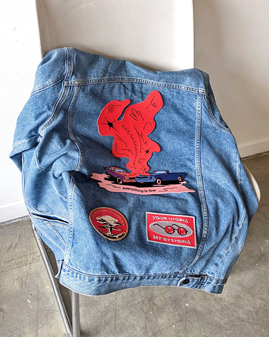 Extra Large Racing Back Patch Back Patches | Large Jacket Patches