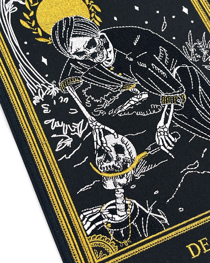 Death - Tarot Card Large Back Patch-13th Press-Strange Ways